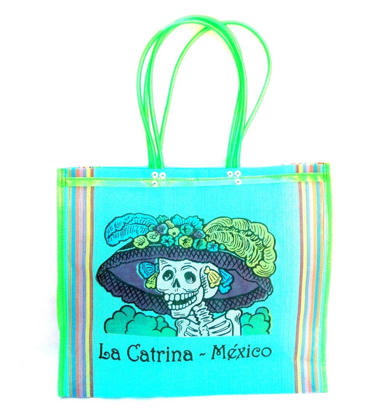 Bags | La Catrina Hot Pink Zipper Tote Bag