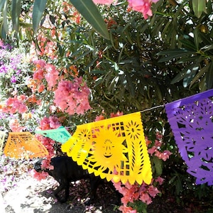 papel picado, mexican banner, rectangle bunting, mexican party decor BIG