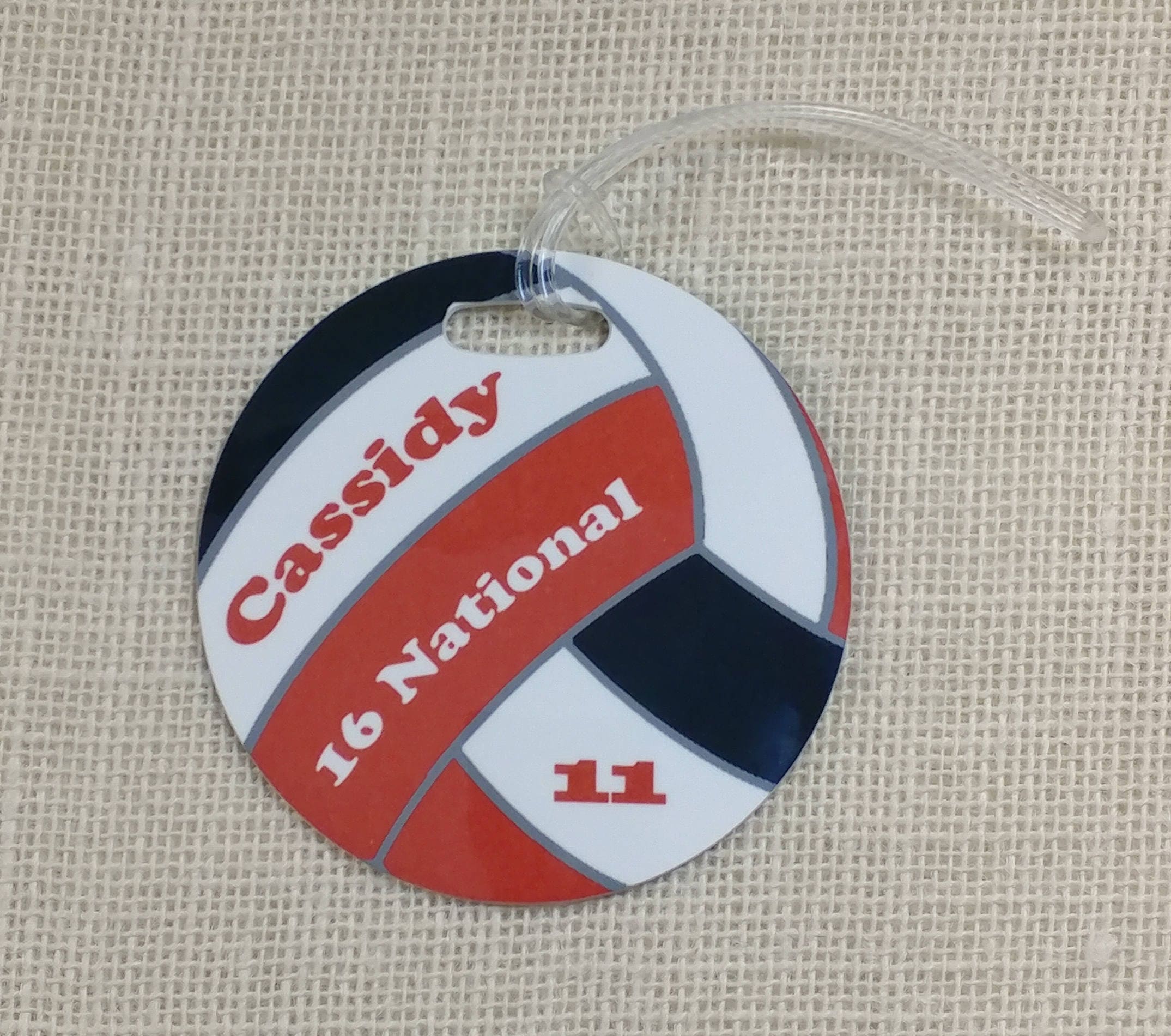 Club or School Volleyball Team Bag Tags Etsy