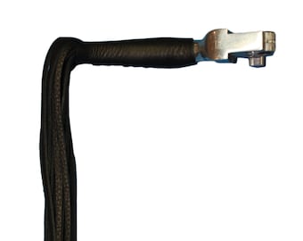 20 "Fransen-schwarze schwere lederne Motorrad-Hebelbezüge für HD