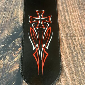 Harley-Davidson Style 6" Maltese Cross Motorcycle Boot Straps - Unisex