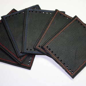 Vibration Dampening Black Deluxe Padded Leather Grip Covers for Stock Harley Davidson Heated Grips Choice Color Stitch