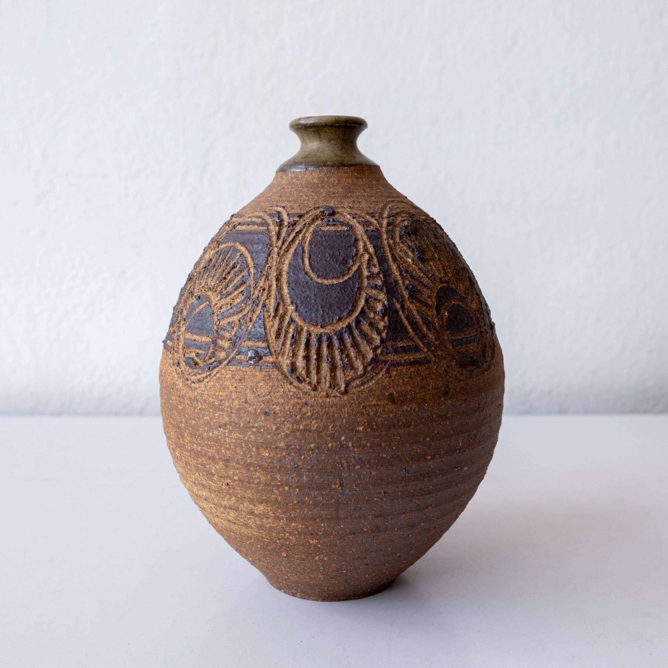 陶器 花瓶 花器 Nichols Pottery NC ノースカロライナ 品質は割引