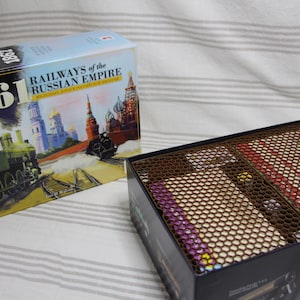 1861 1867 Boardgame Deluxe Organizer With Lids 18xx Storage Solution