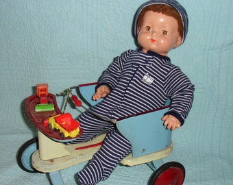 Vintage Metal Doll Stroller Cart For Doll Toys Carriage