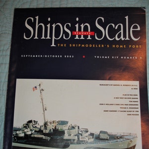 Magazine, Ships in Scale Magazine Vol XIV number 5, 2003