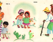 Vintage Duro Decal Retro Mexican Folk Southwestern Spanish Latino 422ABC