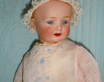 和製ドール Baby Doll Type3 日本製1915年～1926年頃 Vintage black bisque jointed baby doll 4”marked Japan 1930's