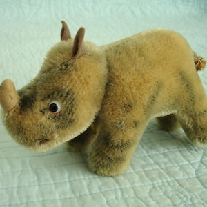 Steiff - シュタイフ★Reinhold the Rhinoceros★サイ★Steiff Vintage Steiff Rhino - Etsy