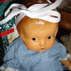Antique EFFANBEE 13” composition PATSY DOLL Patent Pending Doll, Painted Eyes