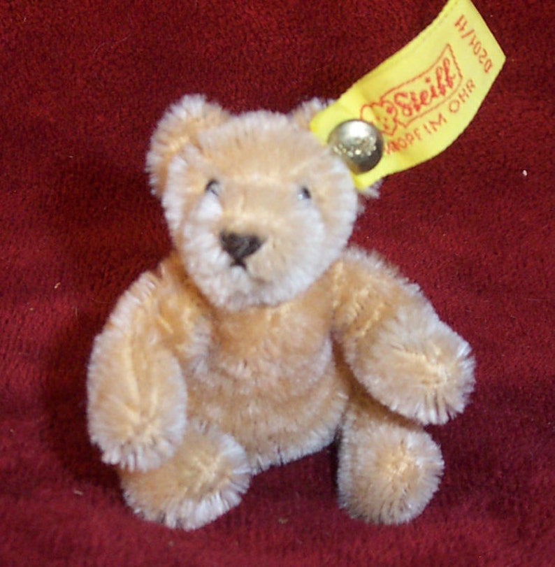 Vintage Steiff Original Honey Teddy Bear Mini Mohair 0201/11 - Etsy