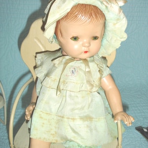 Antique 1930s Effanbee Patsy Joan Doll 16" Original Tagged Dress 30's Toy Shop