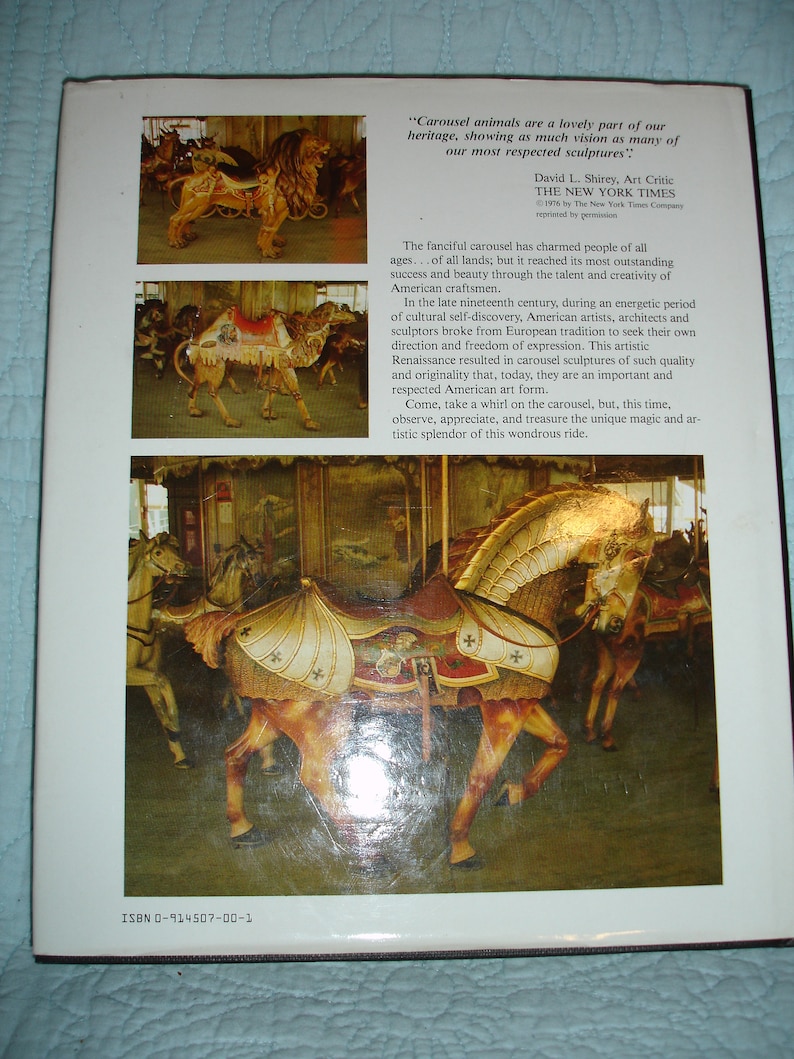 Art of the Carousel, Signed First Edition, 1983 Hardcover - Etsy