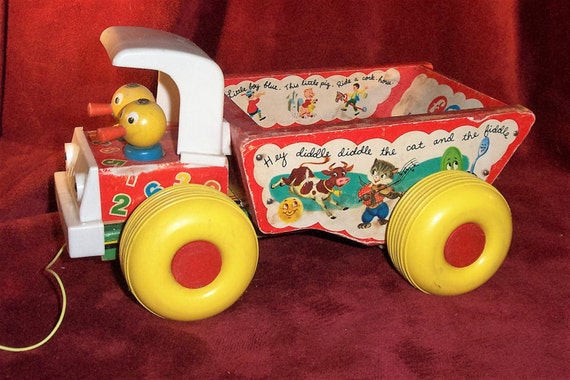 fisher price dump truck vintage