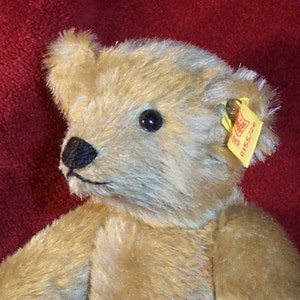Steiff 1983-90 404597 Margaret Strong Museum Jointed Teddy Bear 0155/26 Gold