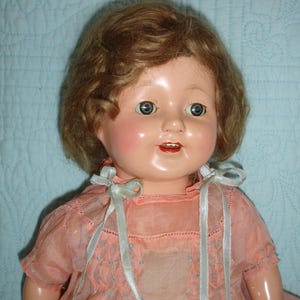 Rare EFFANBEE PATSY DOLL 21&quot; composition and cloth, marked &quot;Patsy Copy R&quot; on back