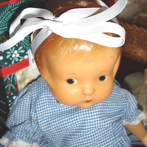 Antique Effanbee Patsy Doll 13" Composition Patent Pending Painted Eyes 1930s