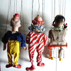 Three Howdy Doody Show Marionettes by Peter Puppet Playthings ...