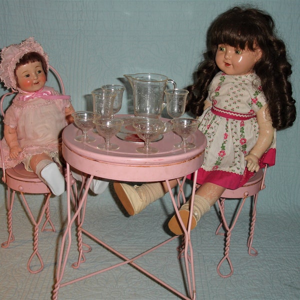 Ice Cream Parlor Table and Chairs Etsy