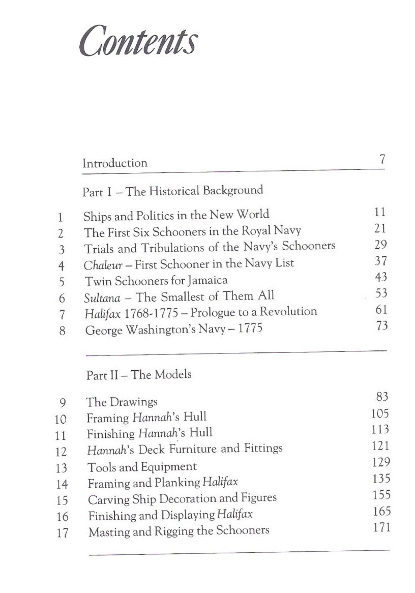 THE COLONIAL SCHOONER 1763 - 1775 Harold M. Hahn Signed and