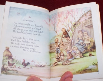 First Graces Tasha Tudor 1955 First Edition Childrens Prayer Book