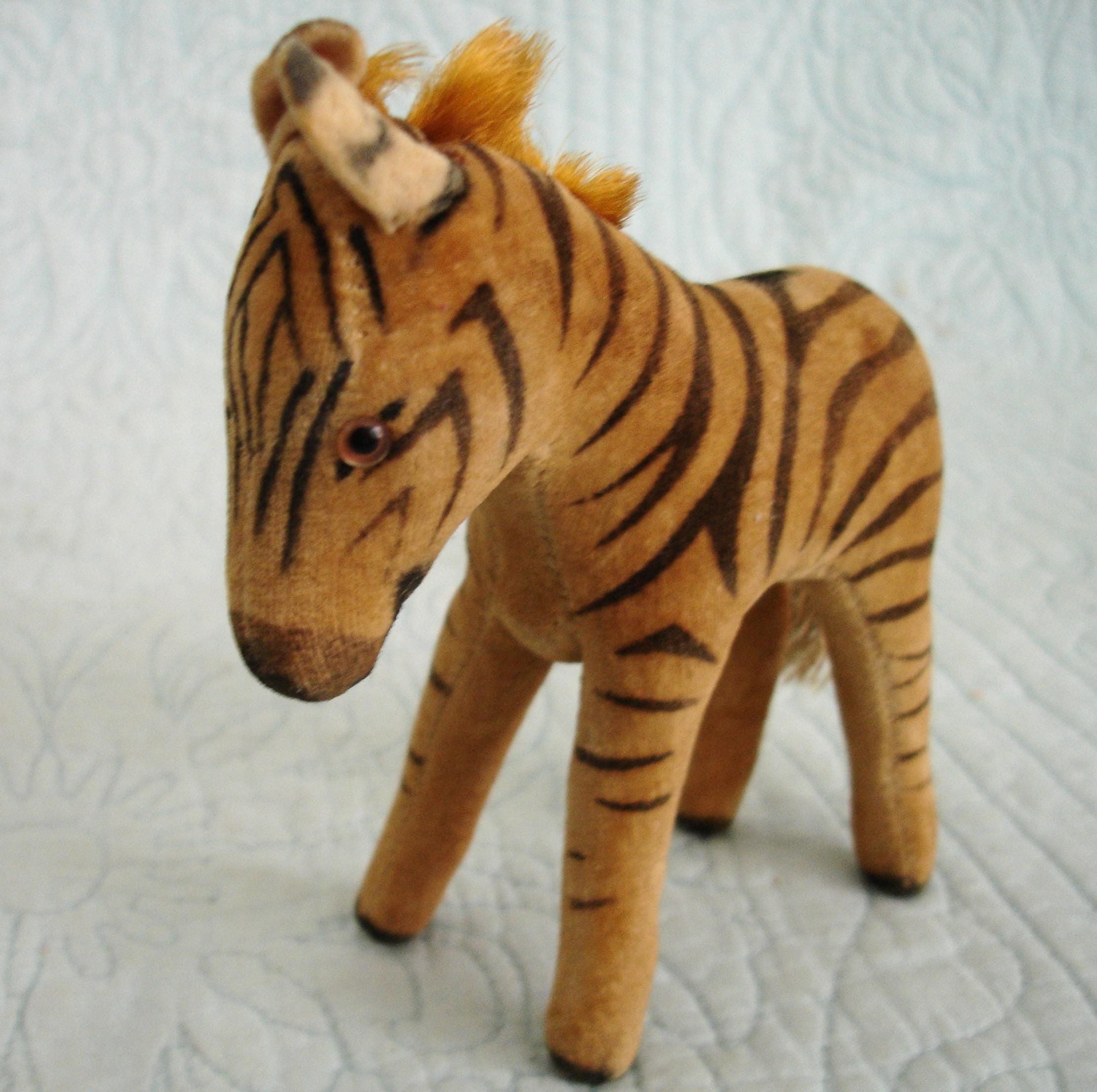 Vintage Steiff Zebra - Etsy