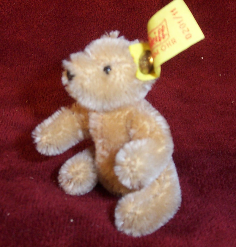 Vintage Steiff Original Honey Teddy Bear Mini Mohair 0201/11 - Etsy
