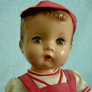 Effanbee KANDY KID   All ORIGINAL 13” Composition Boy Doll 1946 in Original Clothing and Candy Kid Hang Tag