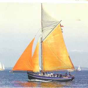 Vintage Postcard of Sailing Ship, Vieux greements ( le St Guenole)  S81