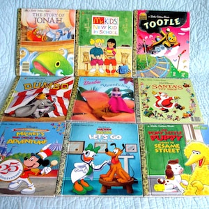 Very Good+ to Near Mint Vintage Little Golden Books many "A" First Editions CHOICE  Set 31