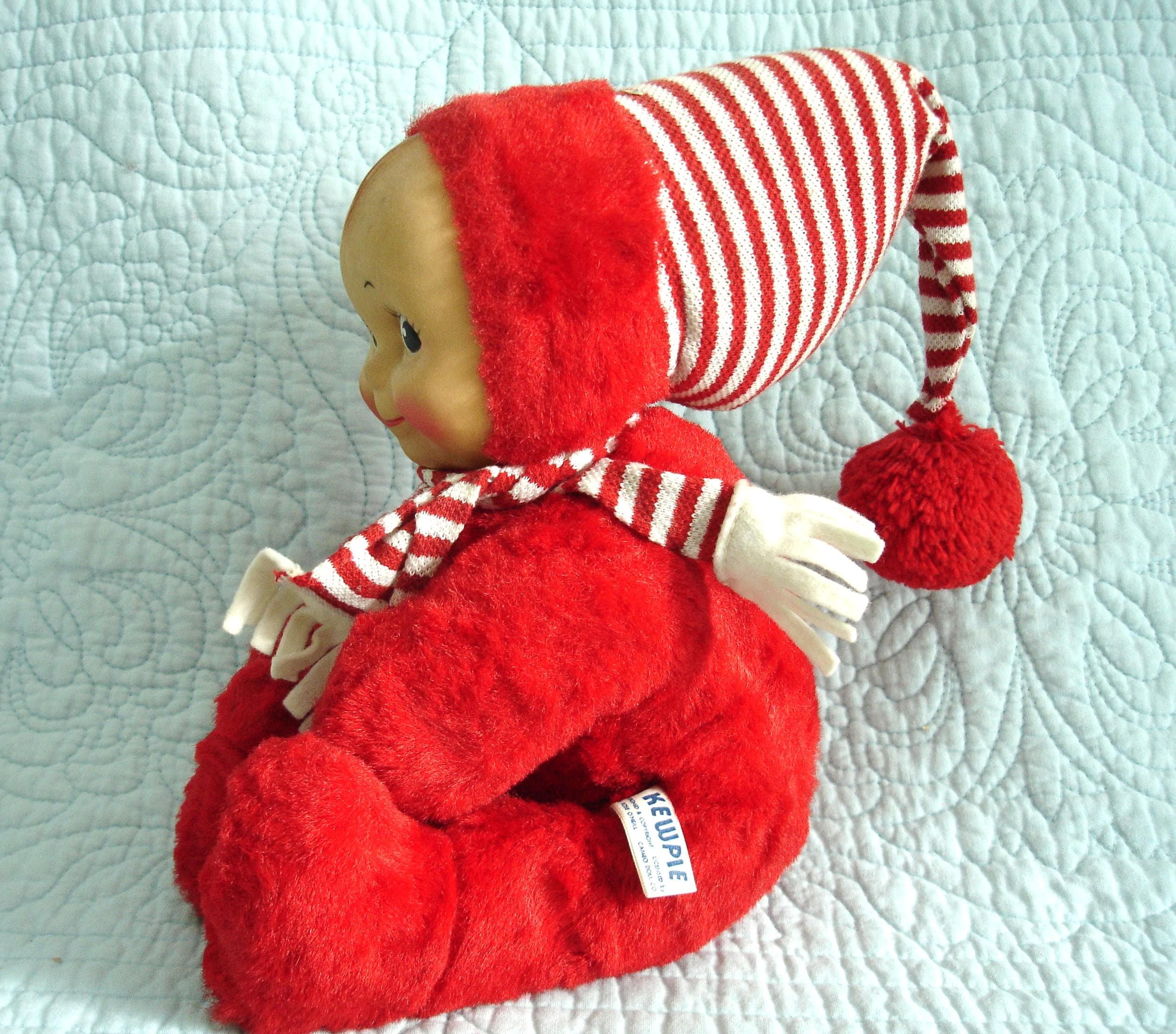 Kuddle Kewpie Doll by Cameo/knickerbocker 1950's Molded Vinyl Face