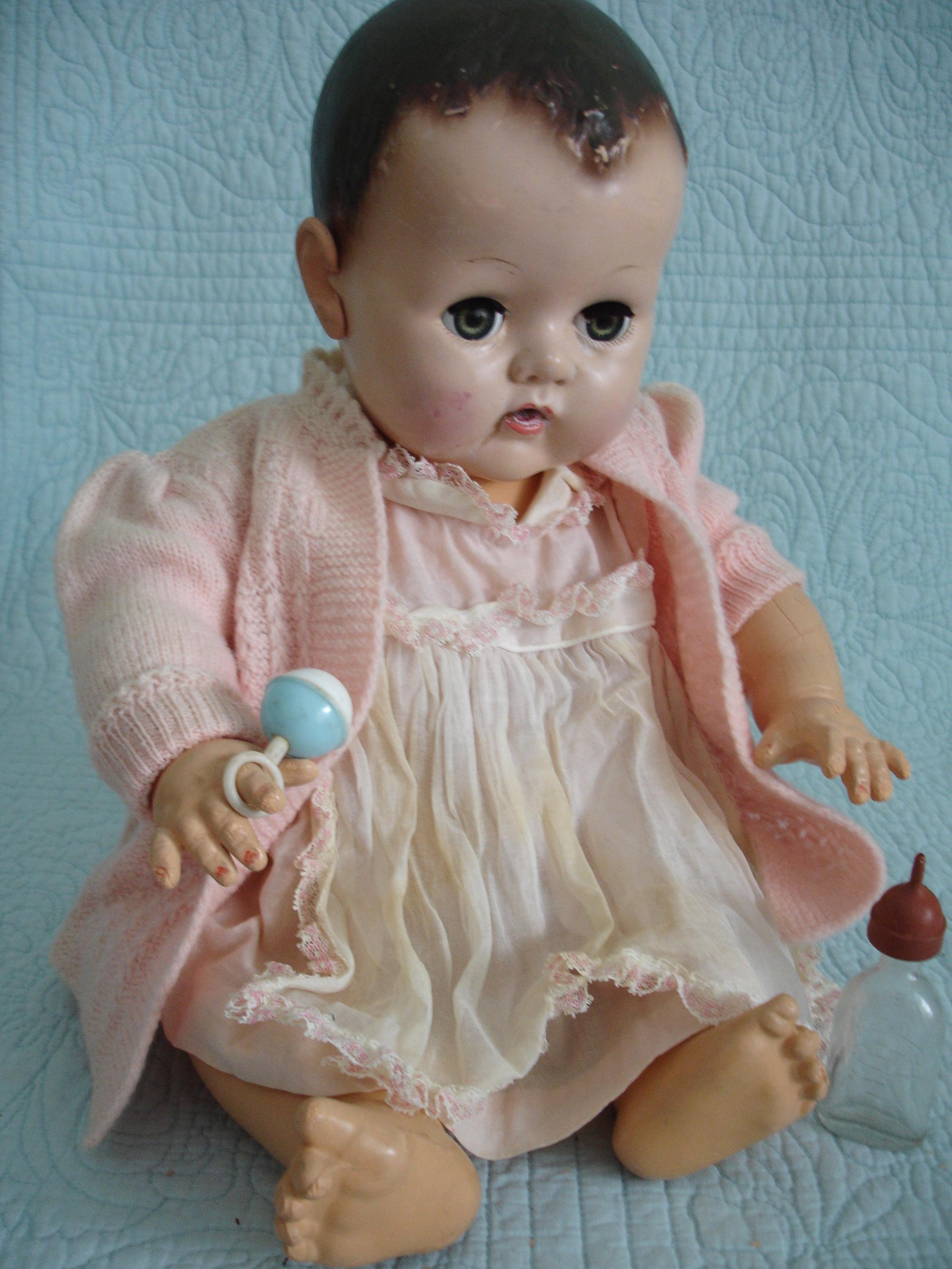 Vintage EFFANBEE - Pink Dress & Hat DOLL COLLECTION WITH TAG