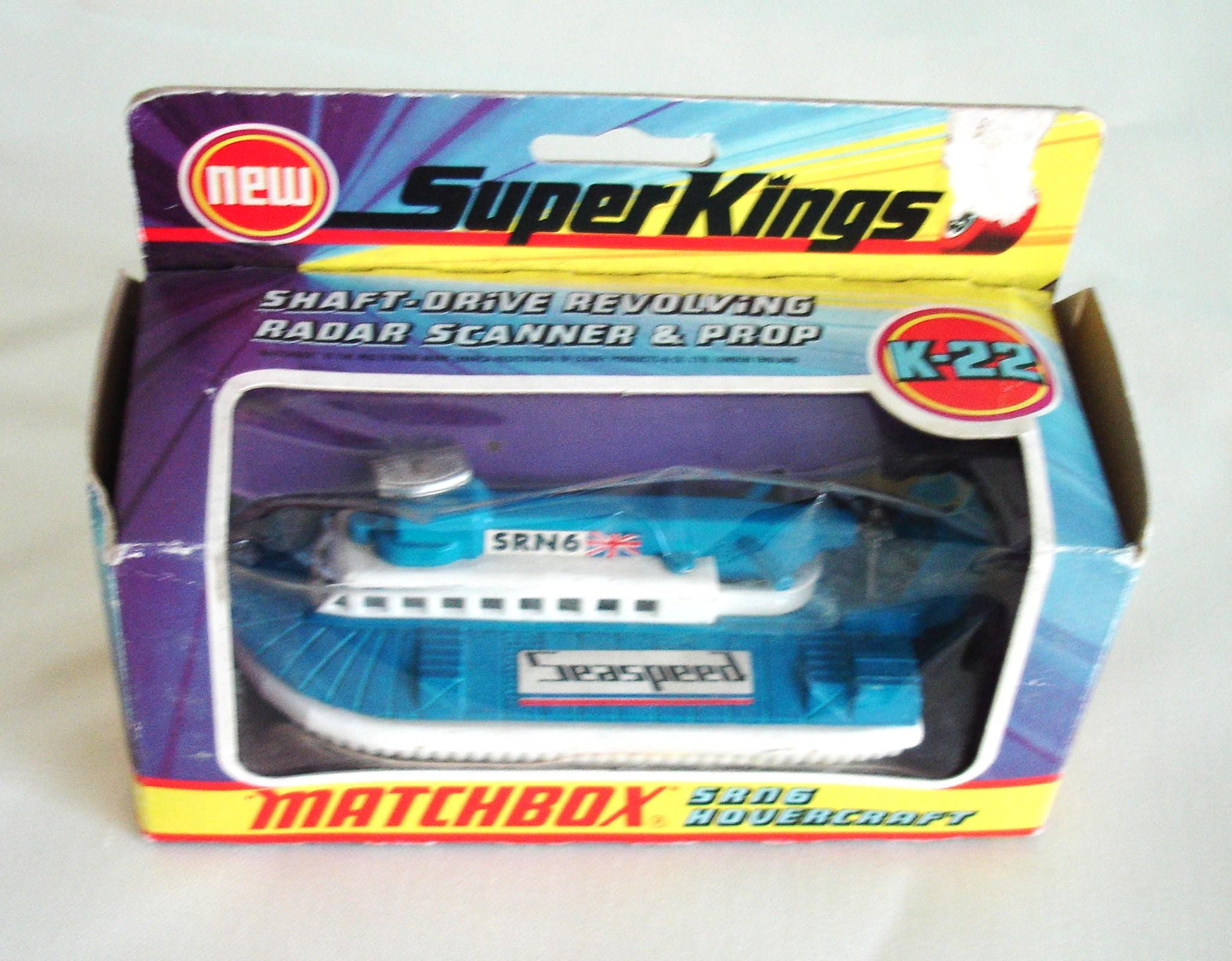Vintage 1974 Matchbox Superkings K22-3 SRN6 Hovercraft Seaspeed in