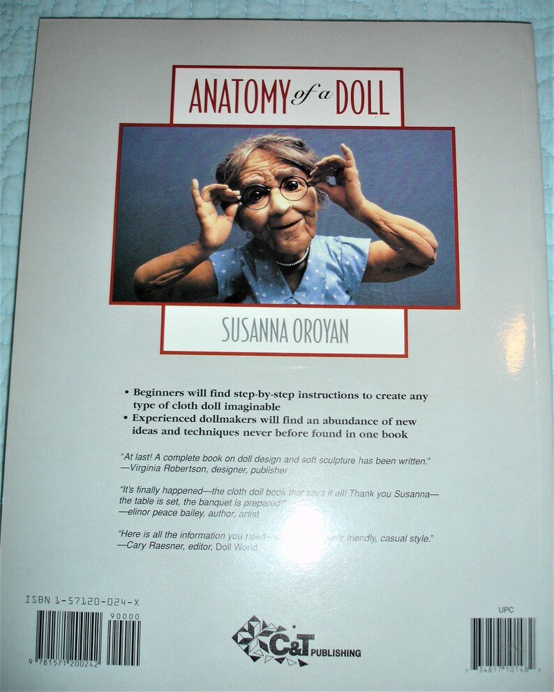 Anatomy of a Doll Susanna Oroyan 1997 Likenew Condition Etsy