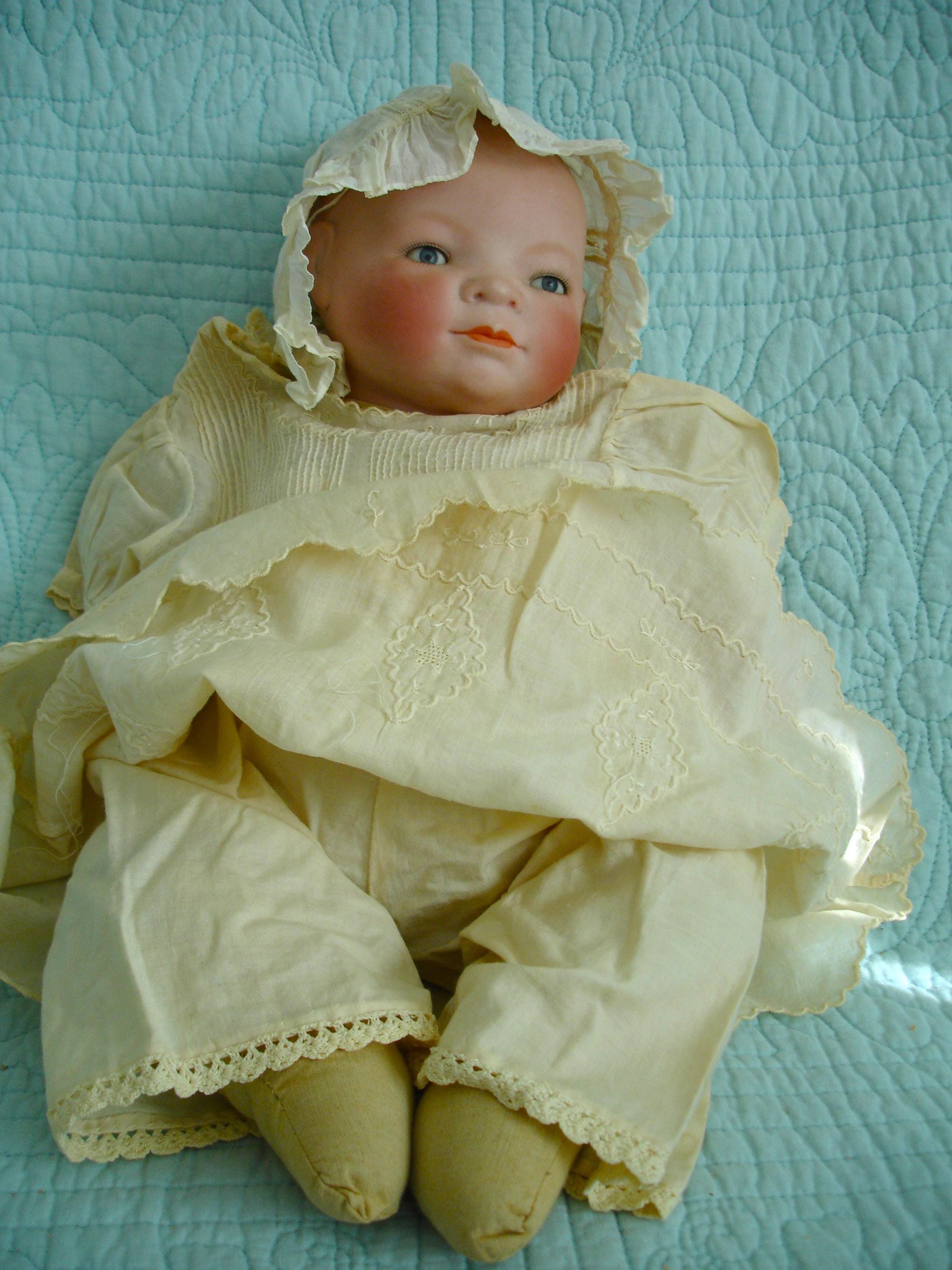 4817: A SOLID DOME BISQUE HEAD GRACE PUTNAM BYE LO DOLL