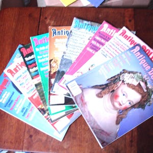 2010 - 2011  Antique Doll Collector Magazine  Issues | Doll Making Patterns, Articles, Reference