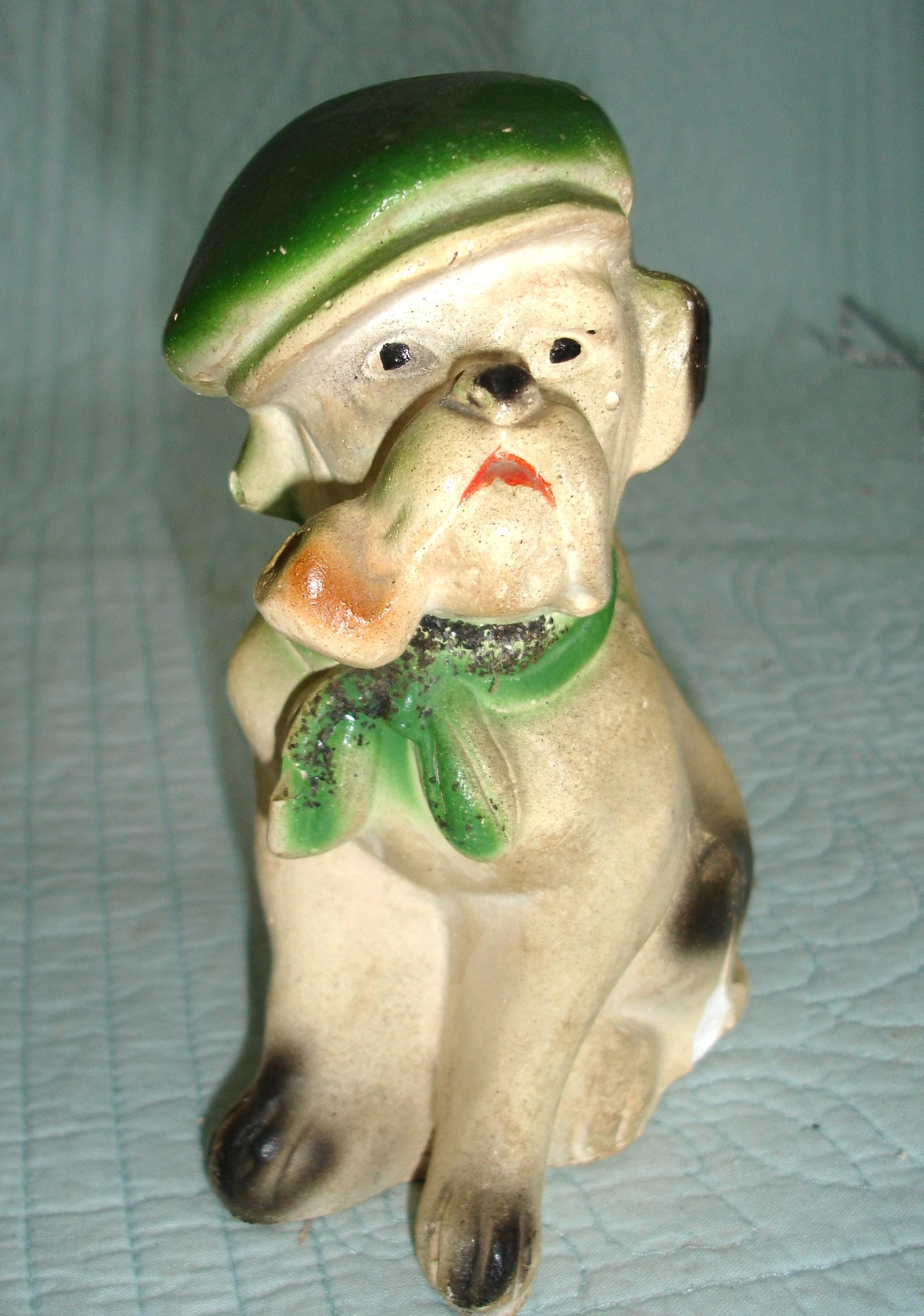 Vintage Chalkware Bulldog - Etsy