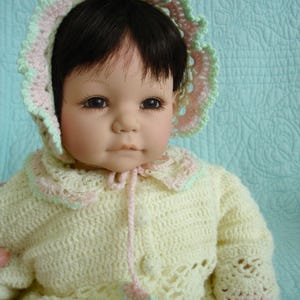 ADORA Baby Doll, Realistic 20&quot; Baby, Brown Hair & Brown Eyes, Original Clothing with Diaper, Soft Body, Vinyl Head