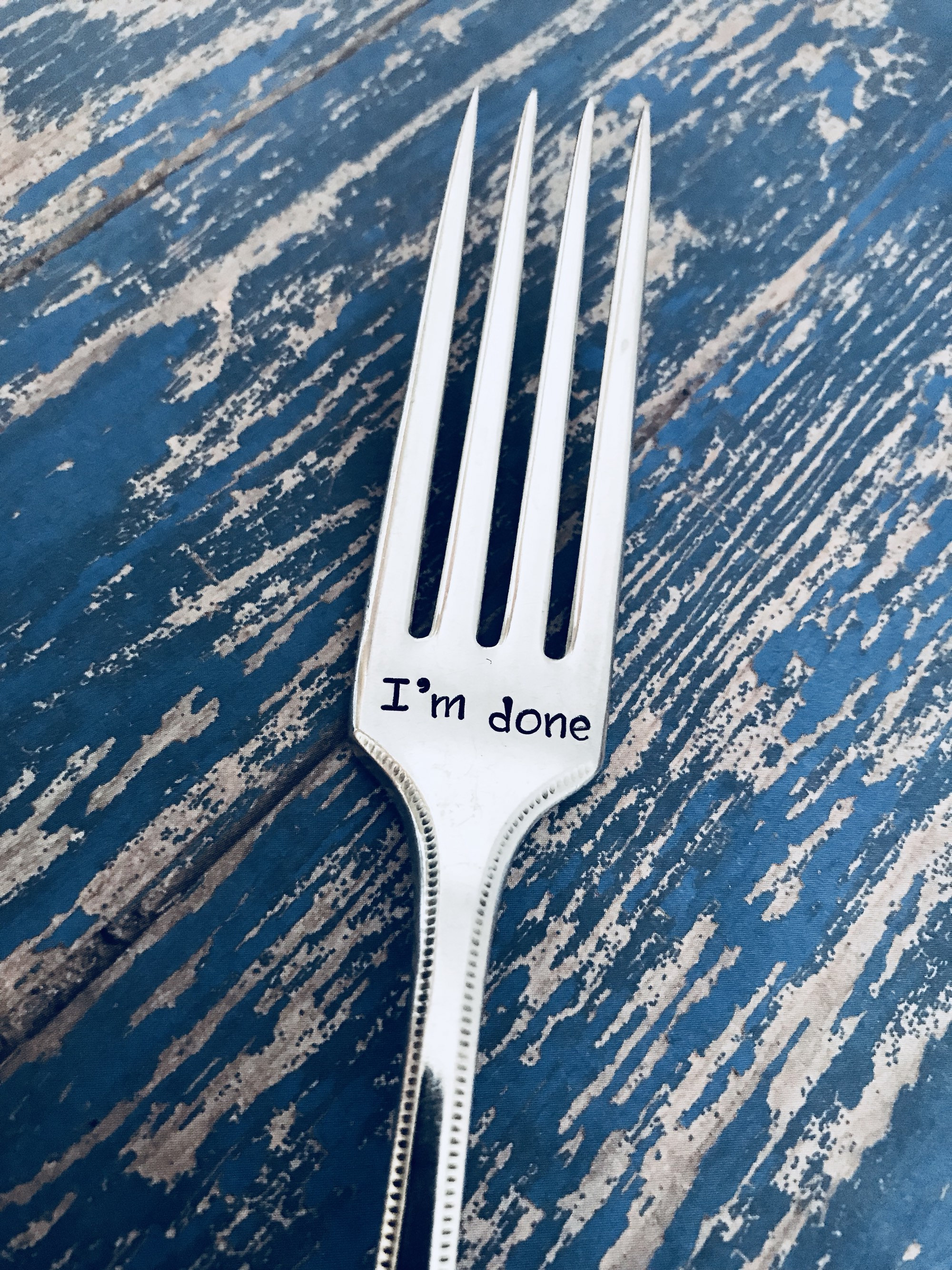 I'm Done Fork Stick a Fork in Me Stick a Fork in It Etsy Canada