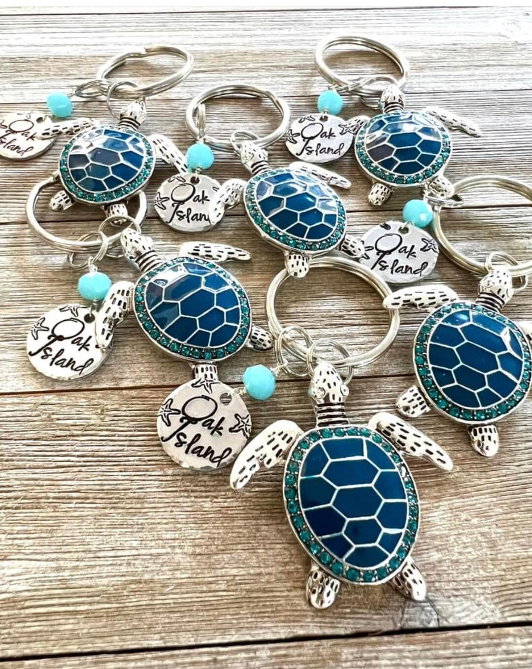 Sea Turtle Keychain, Personalized Disc, Girls Beach Trip, Beach Wedding ...