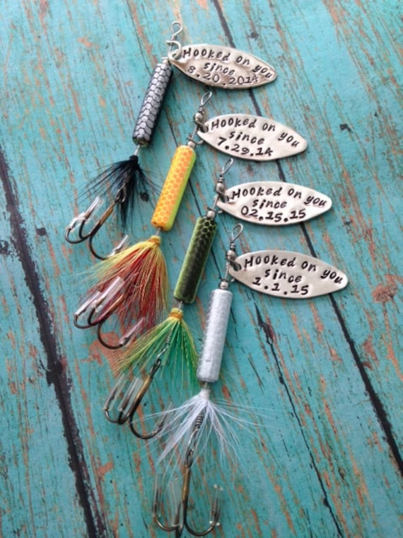 TODAY Show Feature Hooked on You Fishing Lure Hand Stamped With