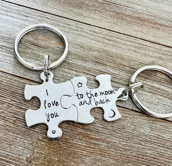 bobauna You're The Louise/Thelma to My Thelma/Louise Puzzle Piece Keychain  Set