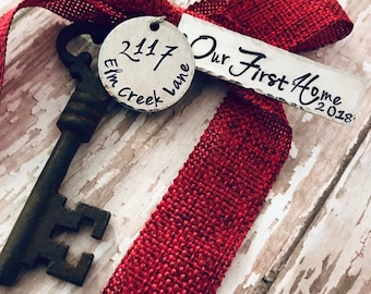 Our First Home Skeleton Key Ornament - Christmas Tree - First Home - New Home - Housewarming Gift - 2026 ornament - Realtor Gift