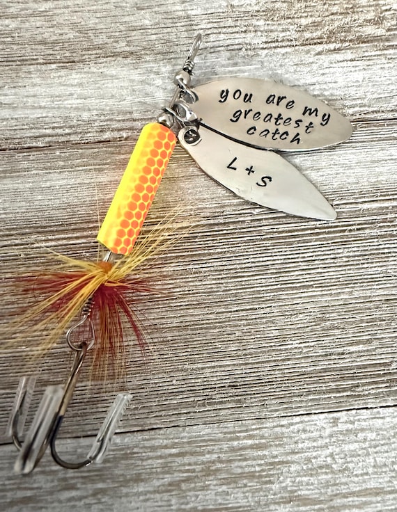 You Are My Greatest Catch Fishing Lure, Custom Date, Valentine's Fishing, Boyfriend Husband Gift, Personalized Wedding, 10 Year Anniversary - Etsy You Are My Greatest Catch Fishing Lure, Custom Date, Valentine's Fishing, Boyfriend Husband Gift, Personalized Wedding, 10 Year Anniversary - Etsy