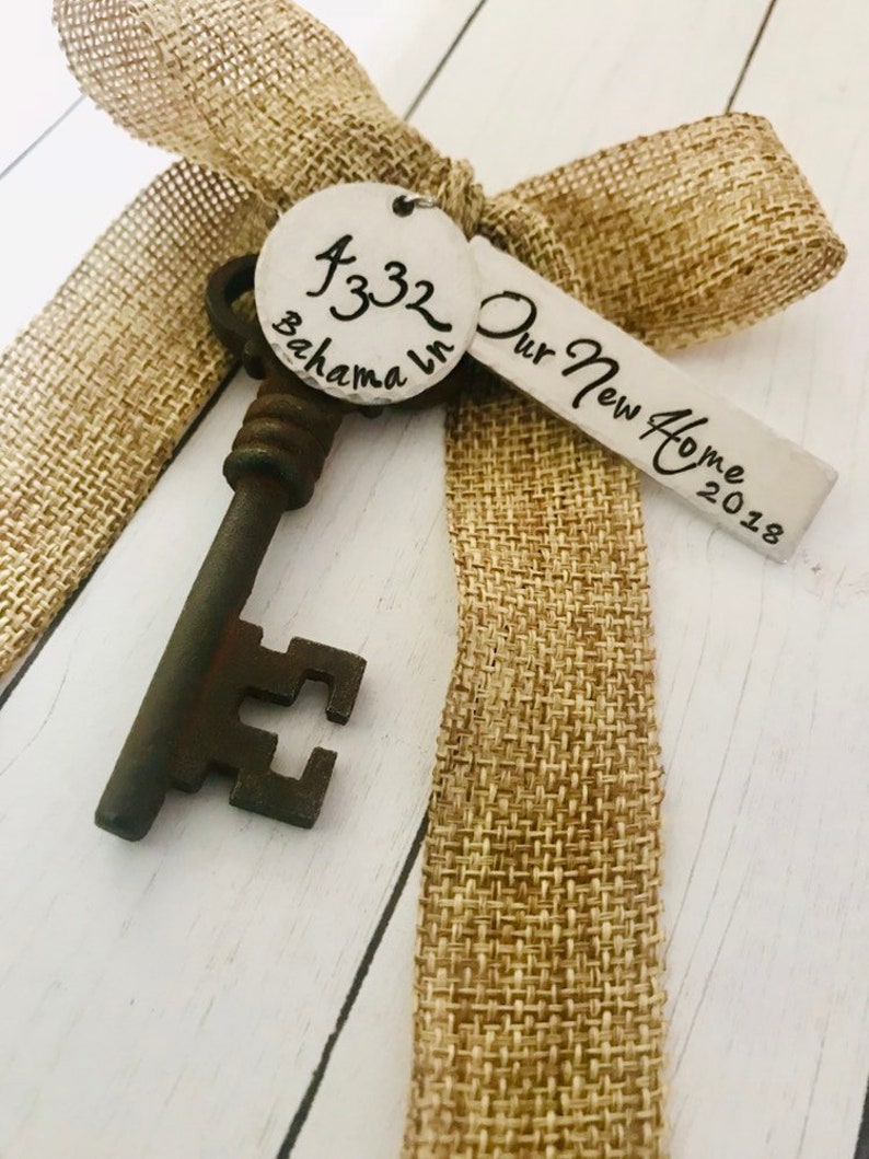 Our New Home 2022 Antique Skeleton Key Ornament Mr and Mrs Newlyweds 1st Christmas First Home New Home 1st Home 1st Home image 1