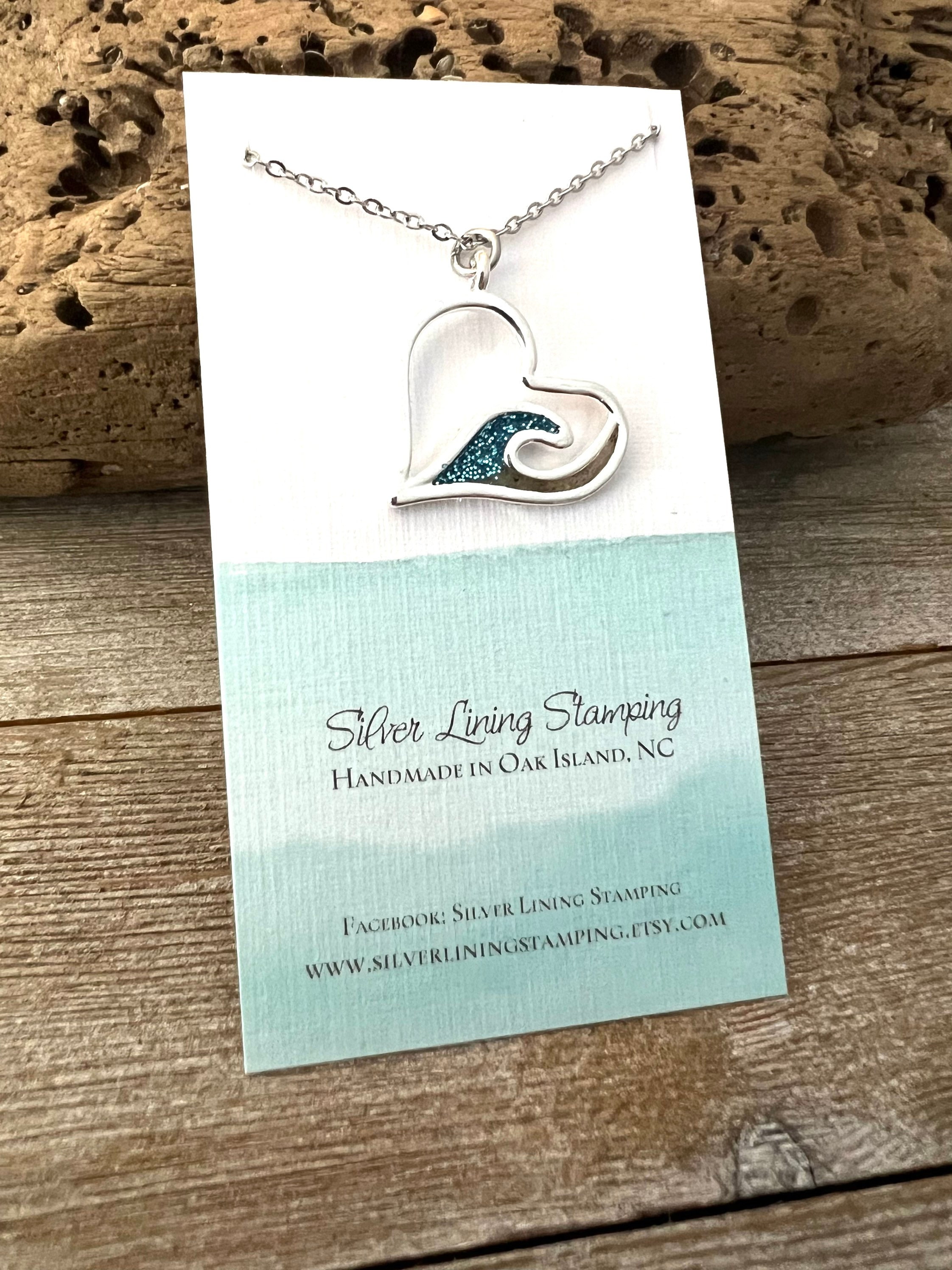 Etsy wave necklace deals