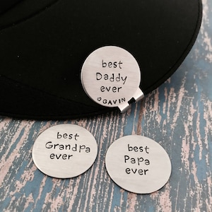 best Daddy ever Golf Ball Marker and Hat Clip - Personalized - Father&#39;s Day - Gift for Dad - Papa - Grandpa - Christmas Gift - Golfing Gift