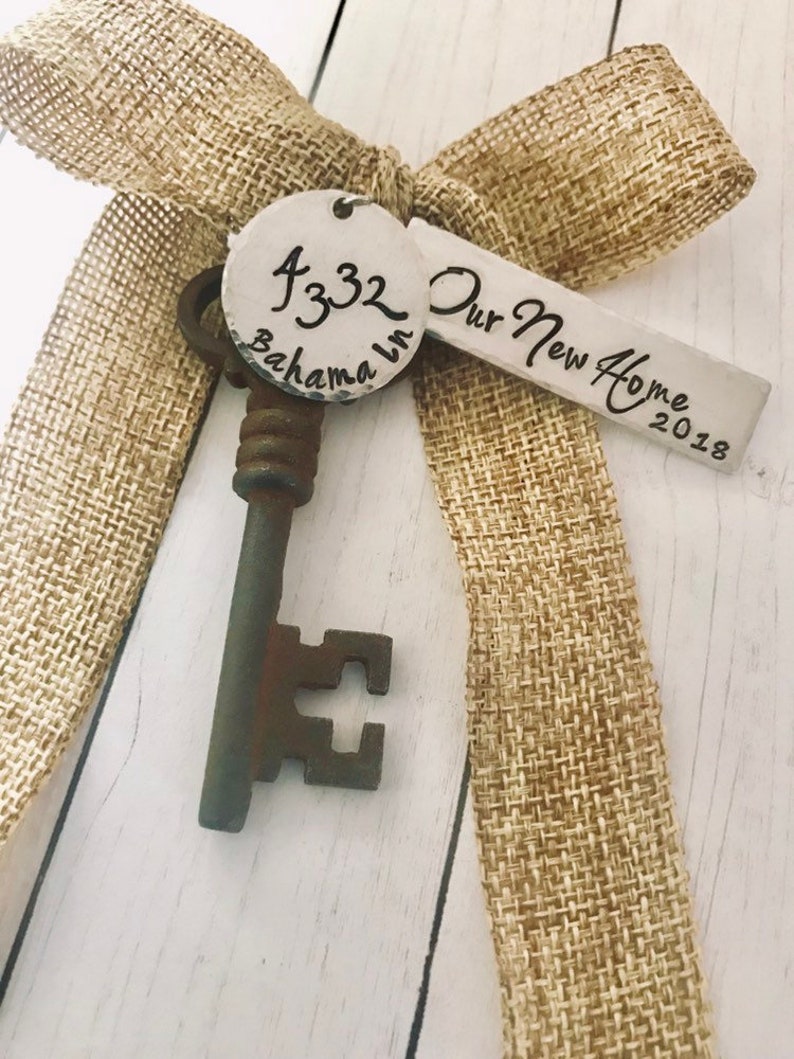 Our New Home 2022 Antique Skeleton Key Ornament Mr and Mrs Newlyweds 1st Christmas First Home New Home 1st Home 1st Home image 9