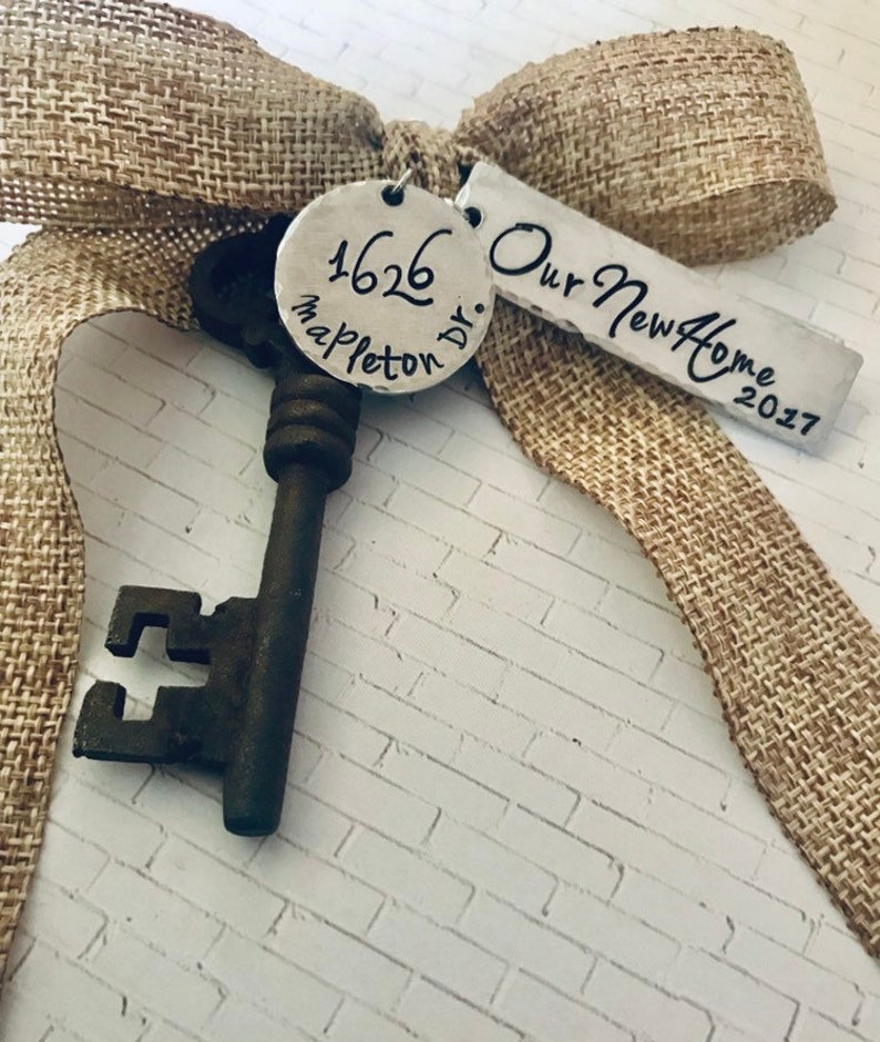 Our New Home 2022 Antique Skeleton Key Ornament Mr and Mrs Newlyweds 1st Christmas First Home New Home 1st Home 1st Home image 8