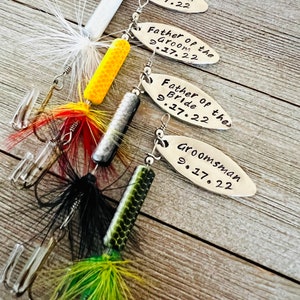 TODAY Show Feature Best Man Groomsman Fishing Lure Hand Stamped With Date  Option Engraved Wedding Best Man Gift Groomsman Gift -  Canada